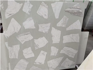 Quartz White Calacatta Flooring