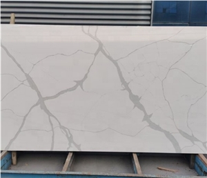 Spot Issued White Quartz Slabs Artificial Quartz Stone Slabs