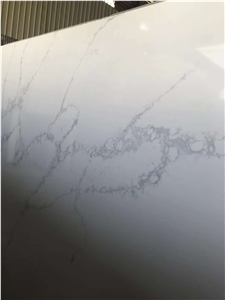 Super White Calacatta Quartz Stone Slab For Commercial  