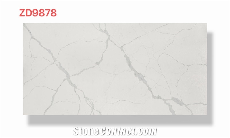 White Artificial Quartz Slab Price