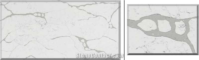 White Artificial Quartz Stone Factory Pricelist