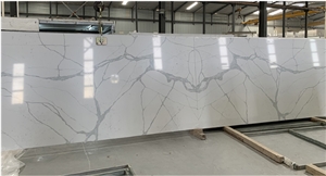 Wholesale Calacatta White Quartz Slabs Calacatta Quartz 