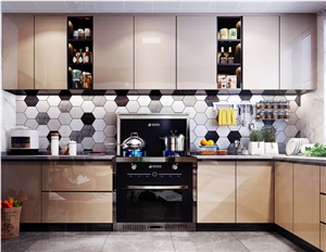 Wholesale High-end Custom Calacatta Quartz Stone Island Top