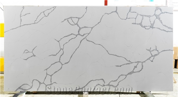 Wholesale white quartz slabs for bathroom quartz countertop