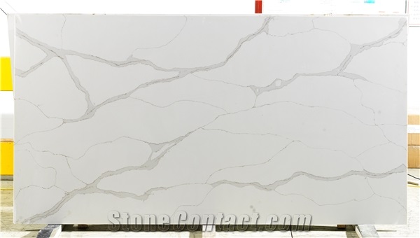 Wholesale white quartz slabs for bathroom quartz countertop