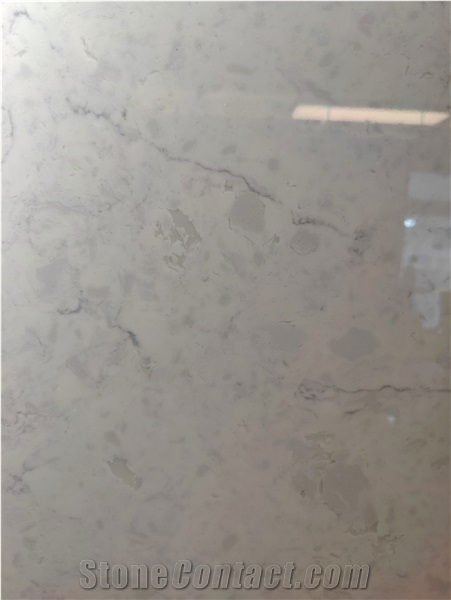 Artificial marble highly imitated natural stones white grey