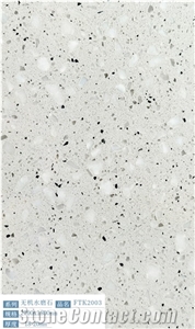 Good prices square shape white color terrazzo