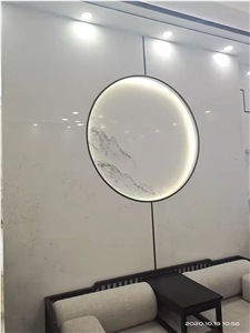 Snow White Artificial Stone Marble Stair