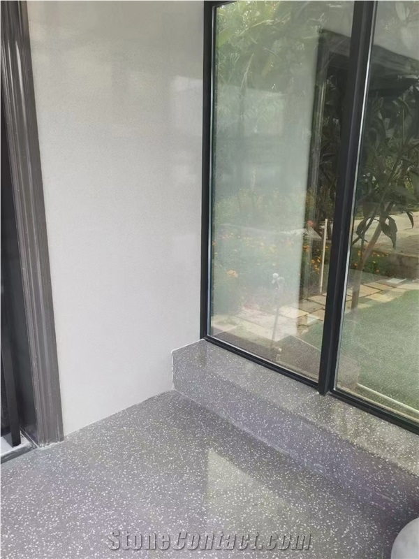 Stairs artificial marble floor tile solid surface factory