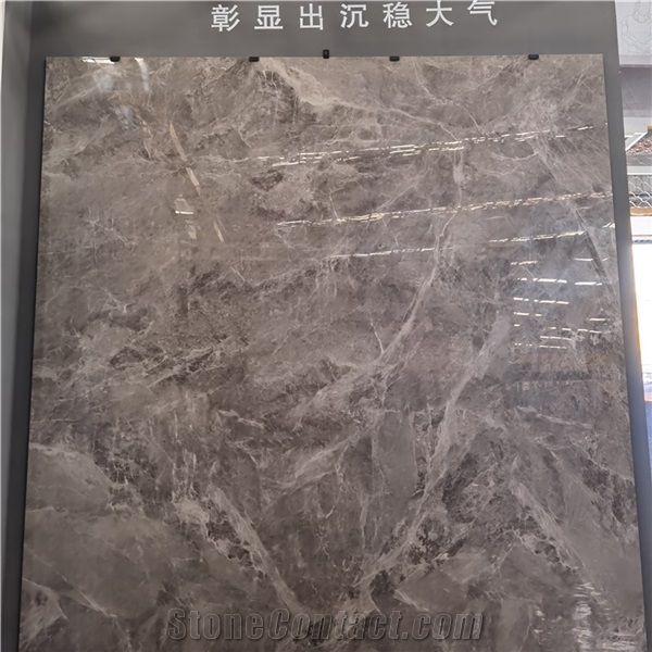 Sintered Stone artificial grey marble interior wall floor 