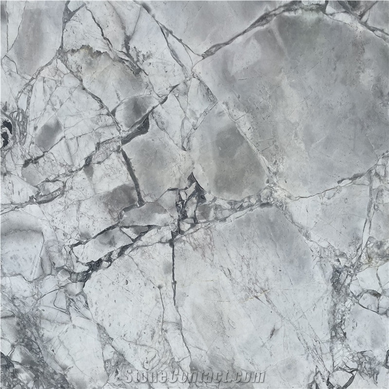 Brazilian Natural Super White Marble Slab For Wall And Floor