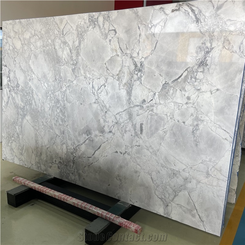 Brazilian Natural Super White Marble Slab For Wall And Floor