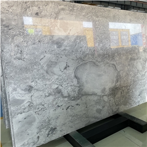 Brazilian Natural Super White Marble Slab For Wall And Floor