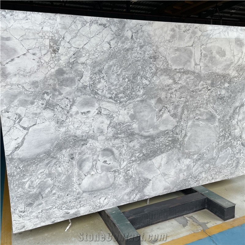 Brazilian Natural Super White Marble Slab For Wall And Floor