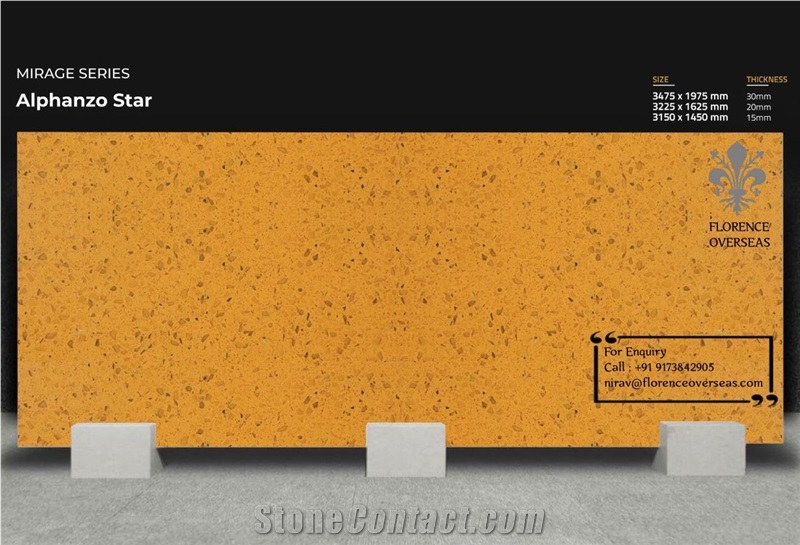 Florence Alphanzo Star Quartz Slab