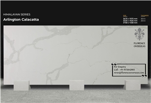 Florence Arlington Calacatta Quartz Slab