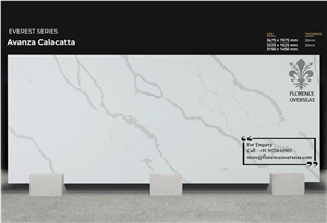 Florence Avanza Calacatta Quartz Slab
