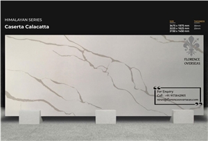 Florence Caserrta Calacatta Quartz Slab