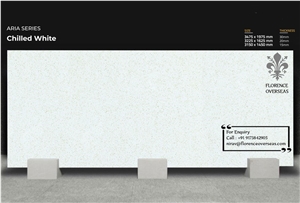 Florence Chilled White Quartz Slab