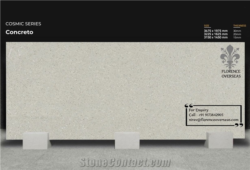 Florence Concreto Quartz Slab