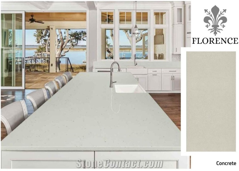Florence Concreto Quartz Slab