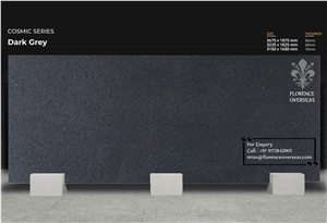 Florence Dark Grey Quartz Slab
