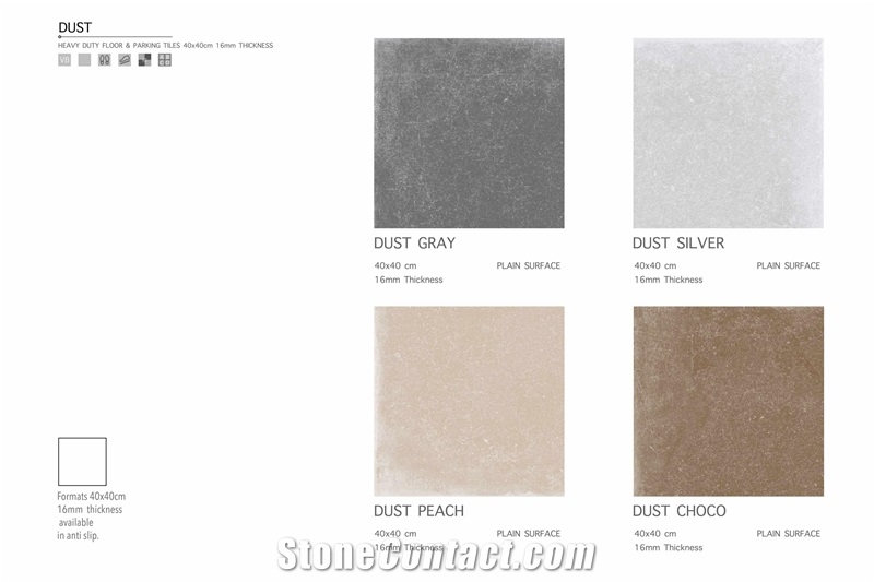 Florence Dust 400x400 Ceramic Flooring Tile 16 mm