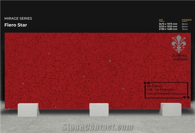 Florence Fiero Star Quartz Slab