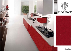 Florence Fiero Star Quartz Slab