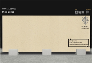 Florence Inox Beige Quartz Slab