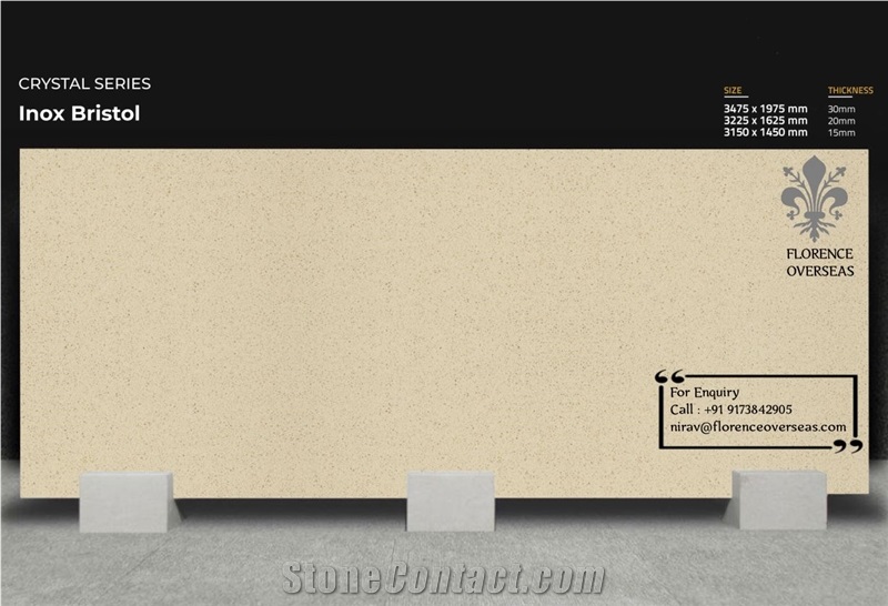 Florence Inox Bristol Quartz Slab