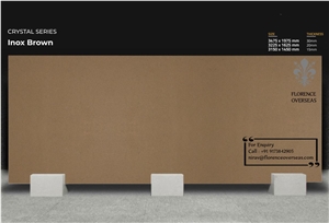 Florence Inox Brown Quartz Slab Florence Inox Brown Quartz Slab