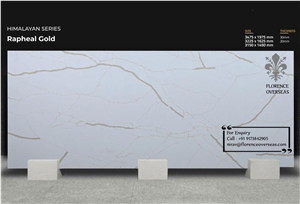 Florence Raphael Gold Quartz Slab