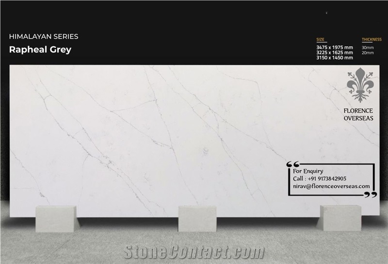 Florence Raphael Grey Quartz Slab