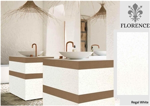 Florence Regal White Quartz Slab 