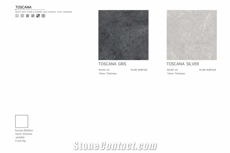 Florence Toscana 400x400 Parking Ceramic Tile16 mm