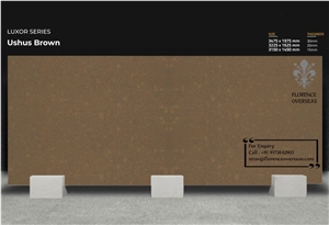 Florence Ushus Brown Quartz Slab