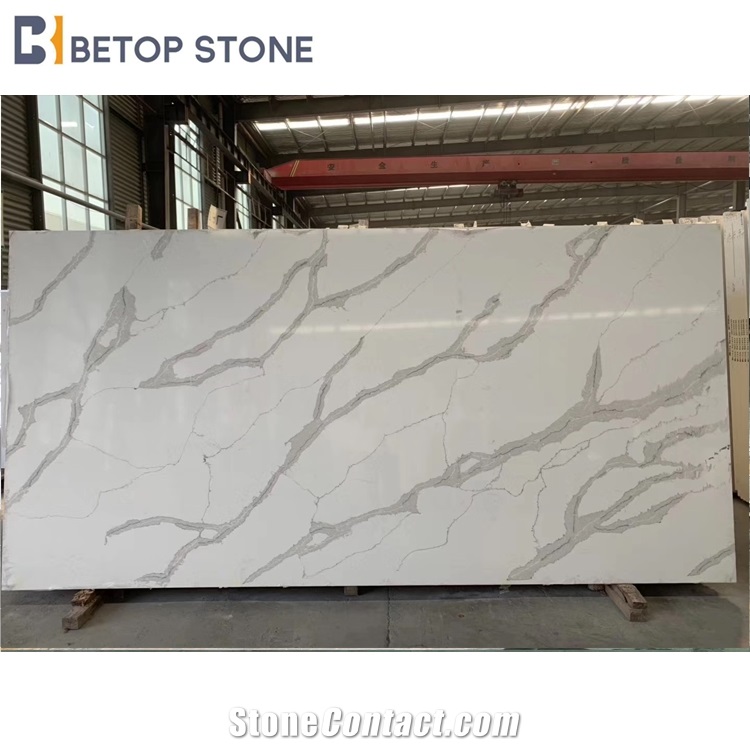 Bianco Calacatta Quartz Slabs Bathroom Slabs Stone