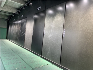 Black Color Porcelain Slab For Porcelain Wall