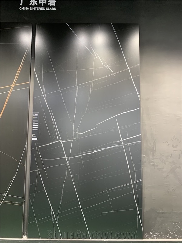 Black Color Porcelain Slab For Porcelain Wall