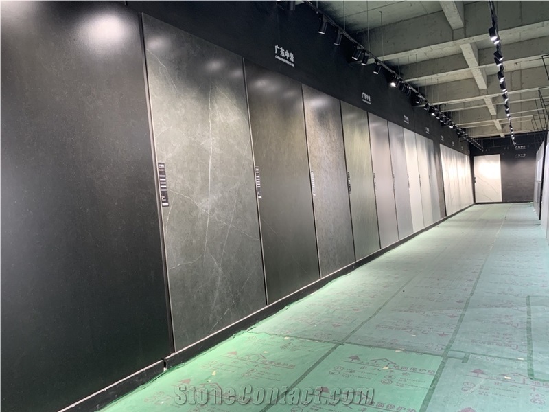 Black Color Porcelain Slab For Porcelain Wall