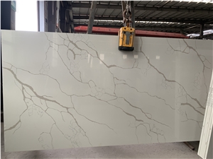 CALACATTA LAZA QUARTZ STONE SLAB