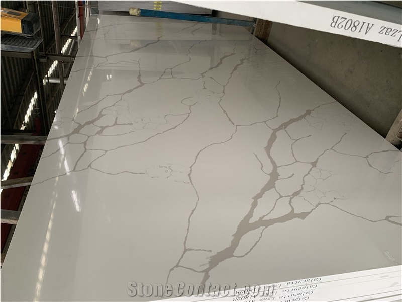 CALACATTA LAZA QUARTZ STONE SLAB