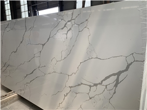 Calacatta Laza Quartz Surfacce Slab 