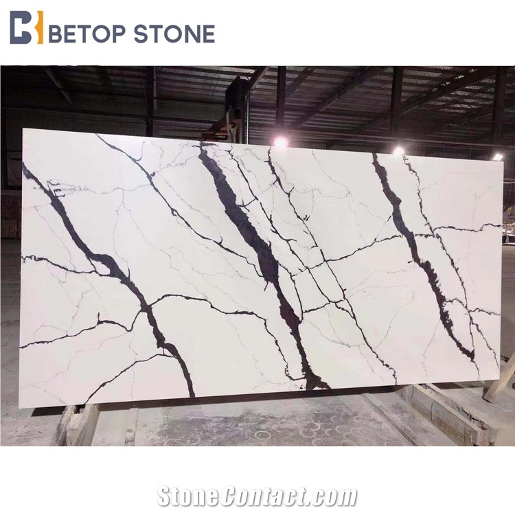Calacatta Liev Quartz--A1815B
