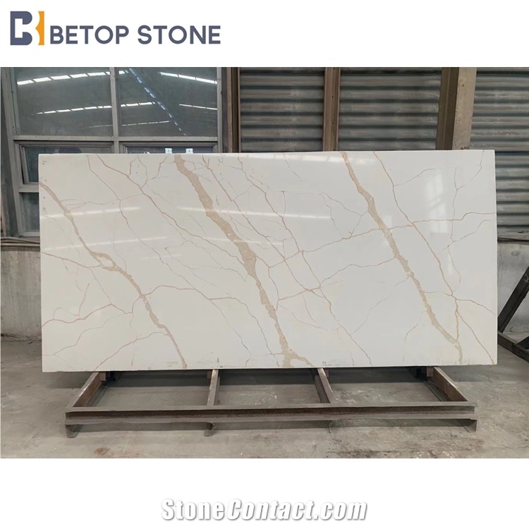 Calacatta Liev Quartz--A1815B