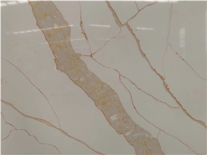 Calacatta Liev Quartz--A1815B