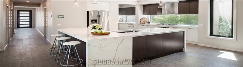 Calacatta Liev Quartz--A1815B