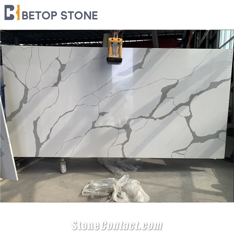 Calacatta Luxor Quartz--A1808