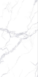 Calacatta White Porcelain Slabs Glazed Porcelain Stones
